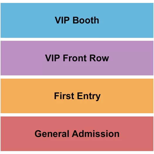seating chart for The Laugh Factory - Hollywood - GA/Entry/VIP - eventticketscenter.com