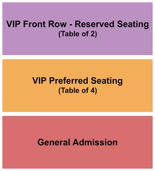 seating chart for The Laugh Shop - GA/Table - eventticketscenter.com