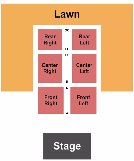seating chart for The Lawn of the Art Museums of Colonial Williamsburg - Lawn GA/Tent - eventticketscenter.com