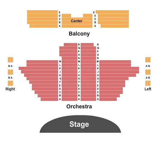 seating chart for The Liberty Center - Endstage - eventticketscenter.com