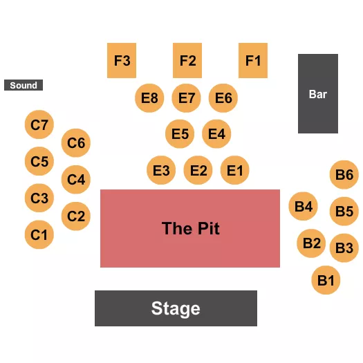 seating chart for The Liberty Inc - Endstage Pit - eventticketscenter.com