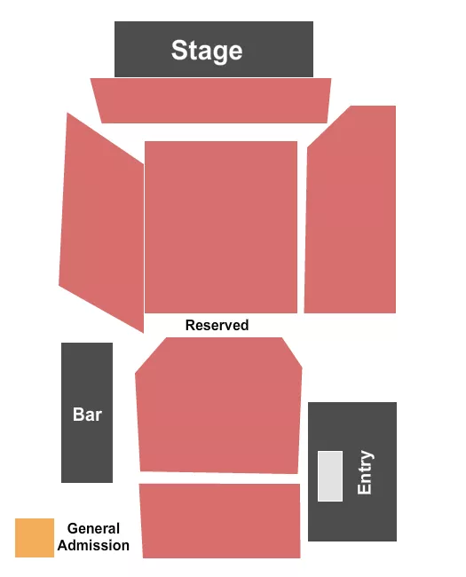 seating chart for The Liberty Inc - GA/Reserved - eventticketscenter.com