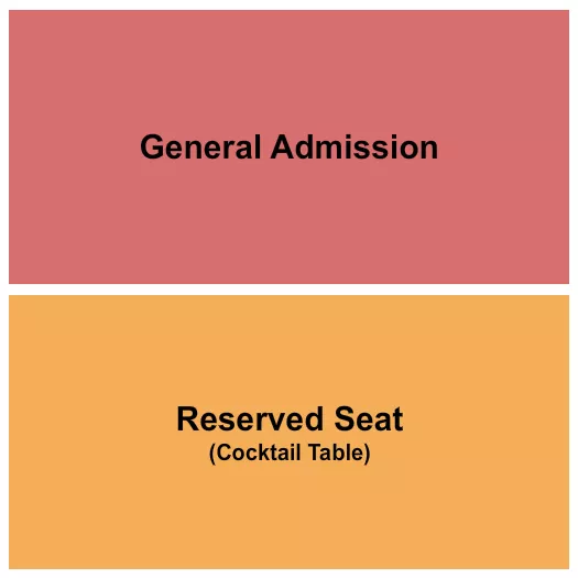 seating chart for The Liberty Inc - GA/Rsvd Table - eventticketscenter.com