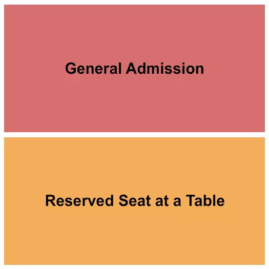 seating chart for The Liberty Inc - GA/Table - eventticketscenter.com