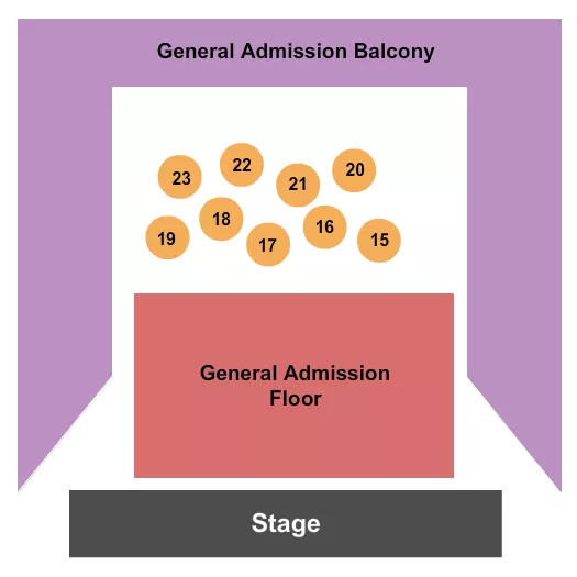 seating chart for The Lincoln Theatre - Raleigh - GA Floor/GA Balc/Tables - eventticketscenter.com