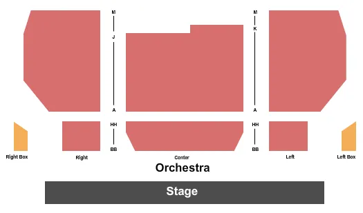 seating chart for The Loeb Drama Center At American Repertory Theatre - End Stage - eventticketscenter.com