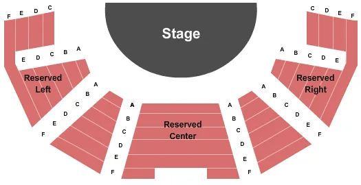 seating chart for The Loft Theatre - Dayton - End Stage - eventticketscenter.com