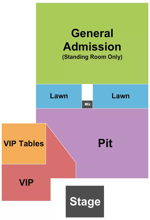 seating chart for The Lumberyard Canyon - Endstage GA/VIP/Pit - eventticketscenter.com