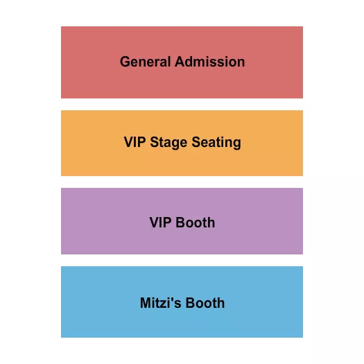 seating chart for The Main Room at The Comedy Store - GA/Booth/VIP - eventticketscenter.com