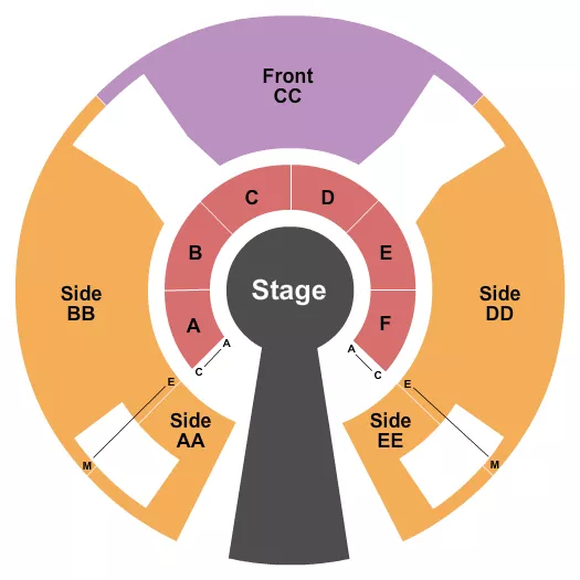 seating chart for The Mall at Rockingham Park - NH - Circus - eventticketscenter.com