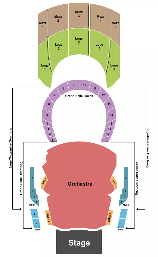 seating chart for The Met - Philadelphia - Endstage 2 - eventticketscenter.com