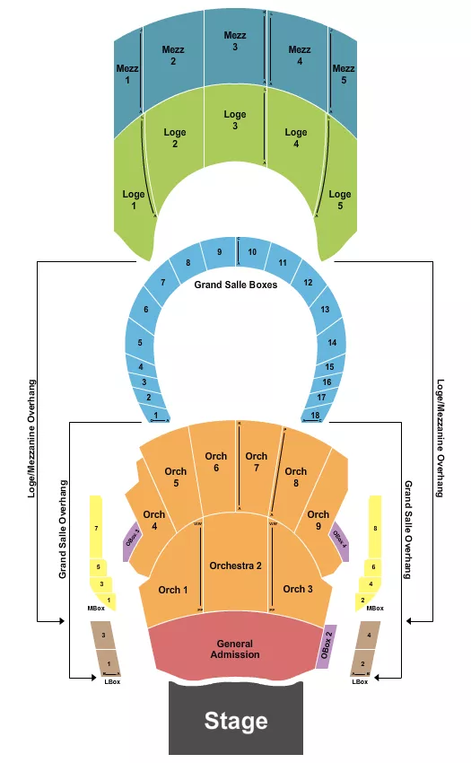 seating chart for The Met - Philadelphia - Endstage Pit 2 - eventticketscenter.com