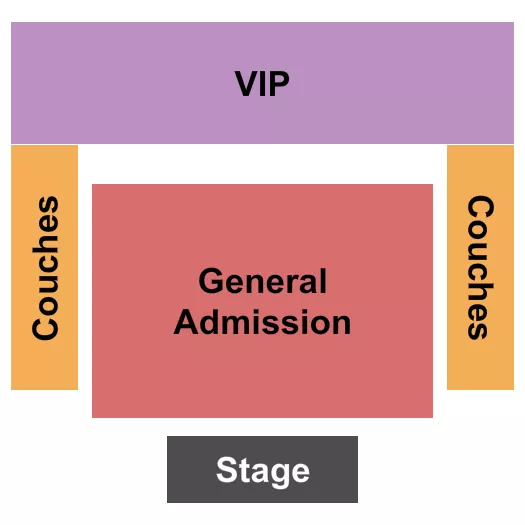 seating chart for The Midway - CA - GA/VIP/Couches - eventticketscenter.com