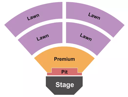 seating chart for The Mill - Terre Haute - GA/Premium/Lawn - eventticketscenter.com