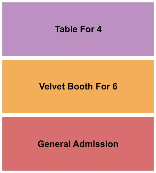 seating chart for The Move - Greensboro - GA/Booth/Table - eventticketscenter.com