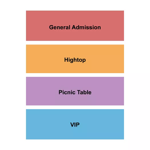 seating chart for The Music Yard At SouthBound - GA/Hightop/Picnic Table/VIP - eventticketscenter.com