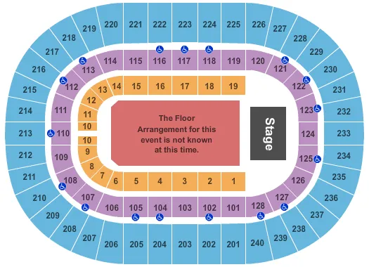 seating chart for Nassau Veterans Memorial Coliseum - Generic Floor - eventticketscenter.com