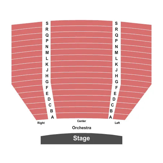 seating chart for The Oakville Centre For The Performing Arts - End Stage - eventticketscenter.com