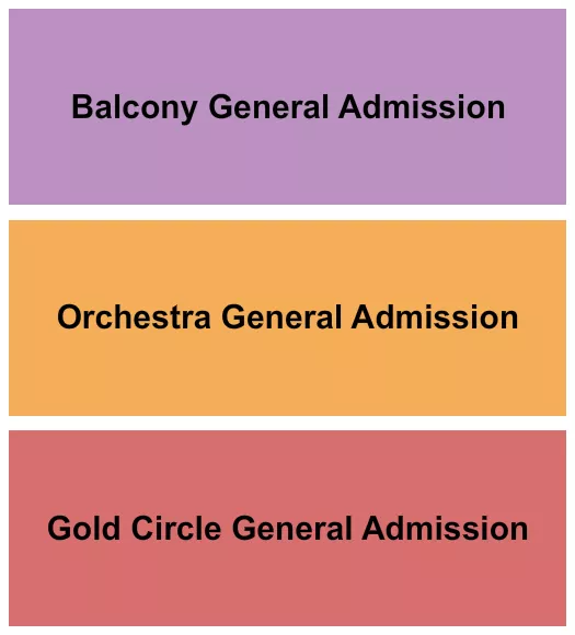 seating chart for The Opera House - Brooklyn - Gold Circ GA/Orch GA/Balc GA - eventticketscenter.com