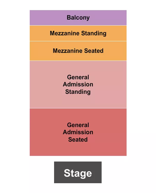 seating chart for The Opera House - Toronto - GA Seated/Standing & Mezz Seated/Standing - eventticketscenter.com