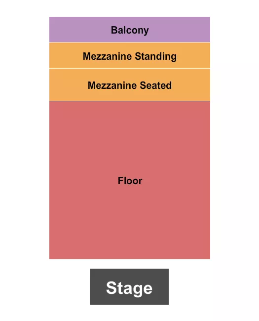 seating chart for The Opera House - Toronto - GA Floor/Mezz/Balc 2 - eventticketscenter.com