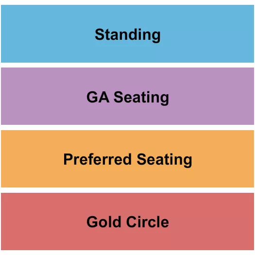 seating chart for The Orange Peel - GC/Preferred/Seating/Standing - eventticketscenter.com