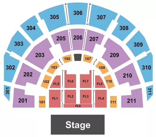 seating chart for The Orion Amphitheater - Endstage - eventticketscenter.com