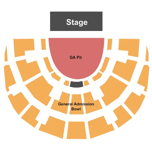 seating chart for The Orion Amphitheater - GA Pit/GA Bowl - eventticketscenter.com