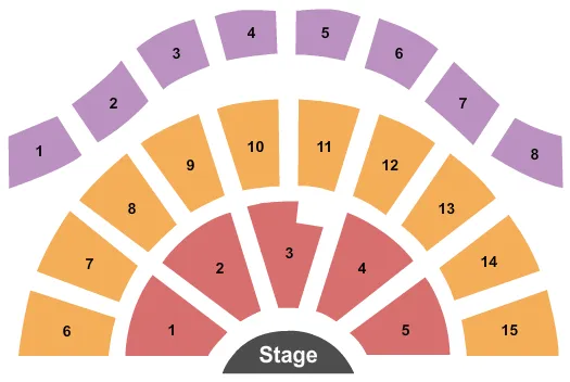 seating chart for The Packinghouse - End Stage - eventticketscenter.com