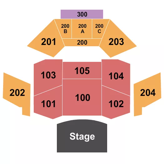 seating chart for The Paramount Baltimore - Endstage - eventticketscenter.com