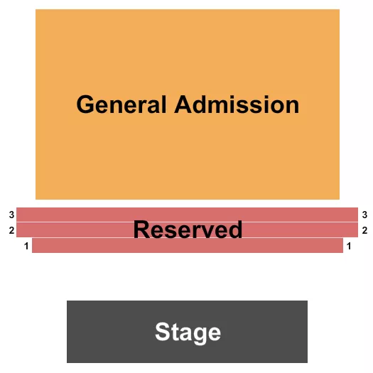 seating chart for The Pickin' Post - Endstage - eventticketscenter.com