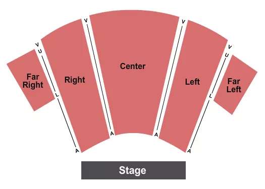 seating chart for The Pioneer Amphitheater - Endstage - eventticketscenter.com