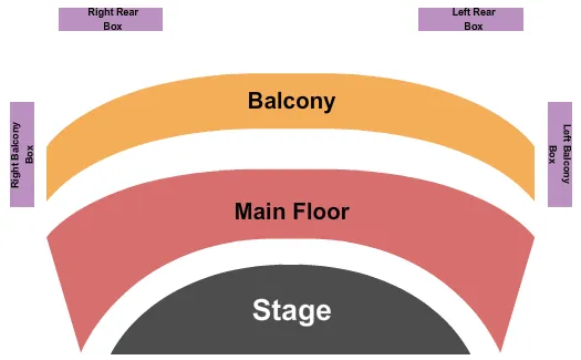 seating chart for The Playhouse at Overture Center for the Arts - End Stage - eventticketscenter.com