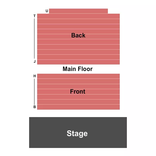 seating chart for The Playhouse at Allenberry - End Stage - eventticketscenter.com