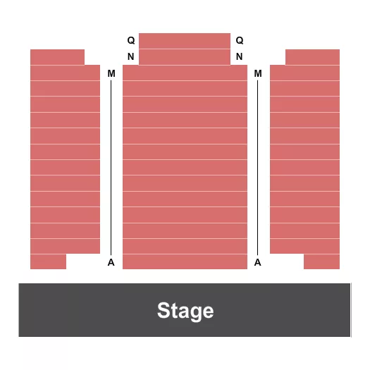 seating chart for The Plaza Theatre - El Paso - End Stage - eventticketscenter.com