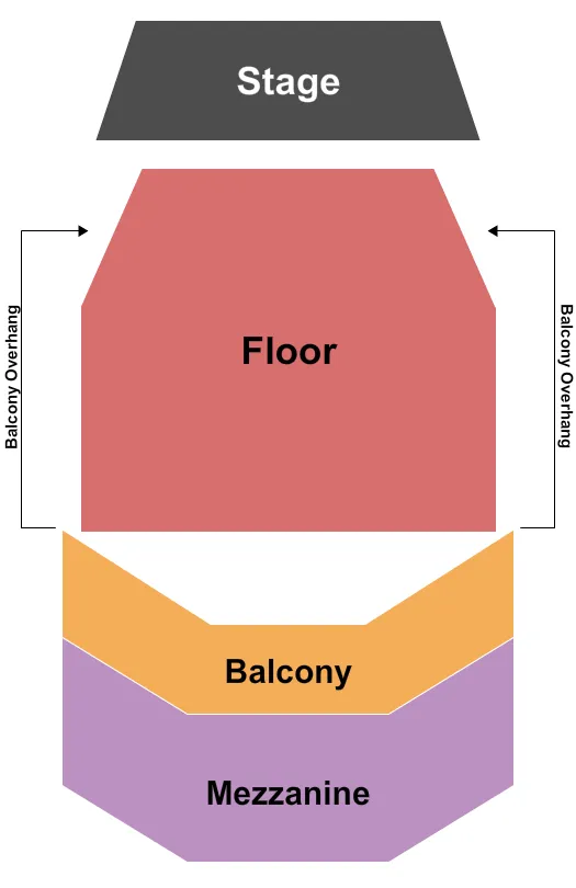 seating chart for The Queen - Wilmington - Endstage GA - eventticketscenter.com