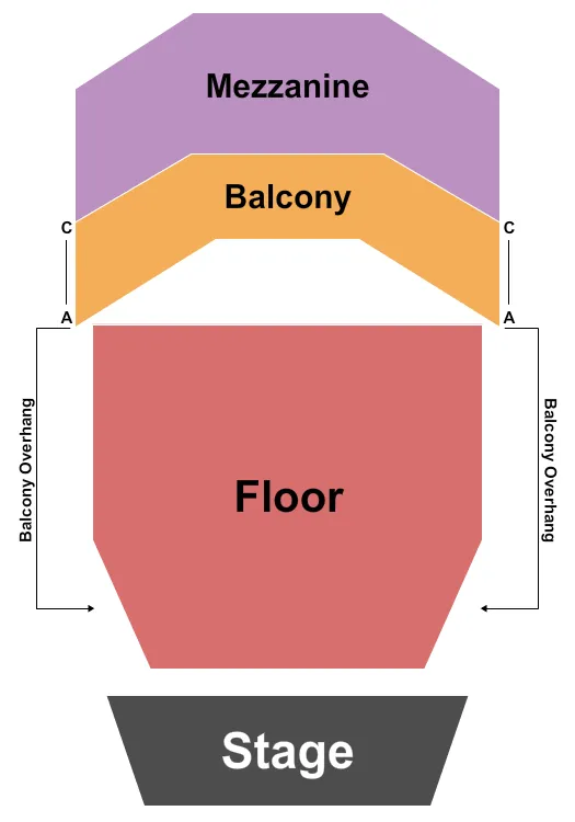 seating chart for The Queen - Wilmington - Talib Kweli - eventticketscenter.com