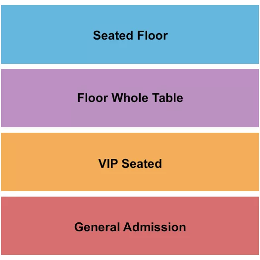 seating chart for The Ramkat - GA/VIP Seated/Flr TBL/Flr Seated - eventticketscenter.com