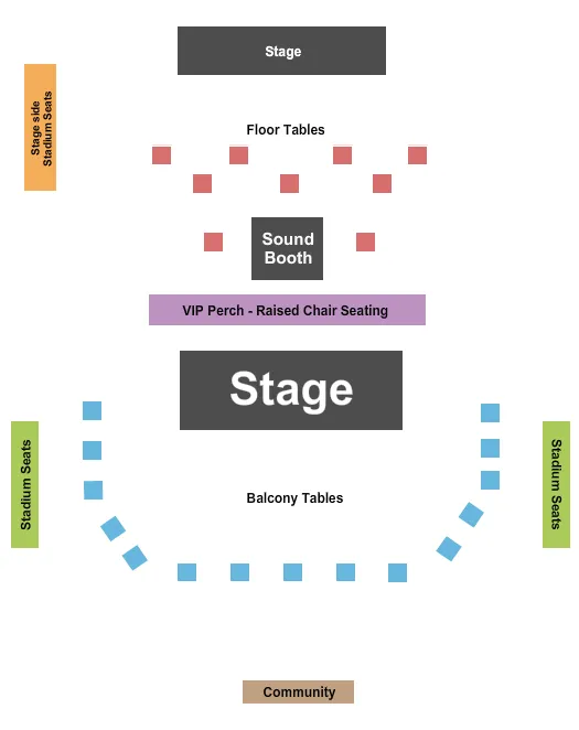 seating chart for The Ramkat - GA & High Top for 4 - eventticketscenter.com