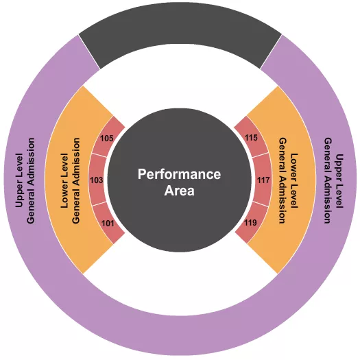 seating chart for Laborde Earles Coliseum - GAUpper/GALower - eventticketscenter.com