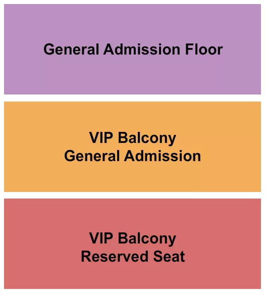 seating chart for The Rave - Milwaukee - GA/Reserved & GA Balcony - eventticketscenter.com
