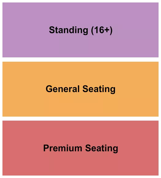 seating chart for The Republik - Honolulu - GA/Premium/SRO - eventticketscenter.com