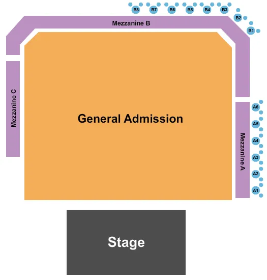 seating chart for The Ritz - Raleigh - Endstage GA Floor 2 - eventticketscenter.com
