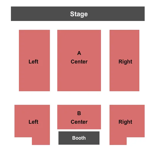 seating chart for The Ritz Theatre Company - Endstage - eventticketscenter.com