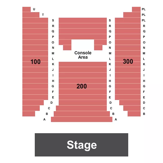 seating chart for The Royal Theatre - Toronto - Endstage 100-300 - eventticketscenter.com