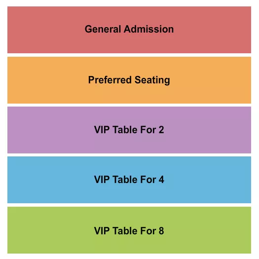 seating chart for The Royal Tot - Red Velvet Burlesque - eventticketscenter.com