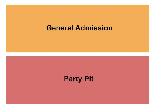 seating chart for The Rust Belt - GA and Party Pit - eventticketscenter.com