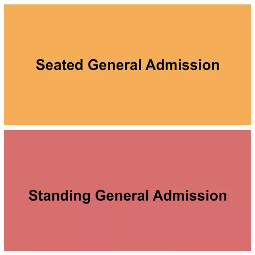 seating chart for The Rust Belt - GASeated/GAStanding - eventticketscenter.com