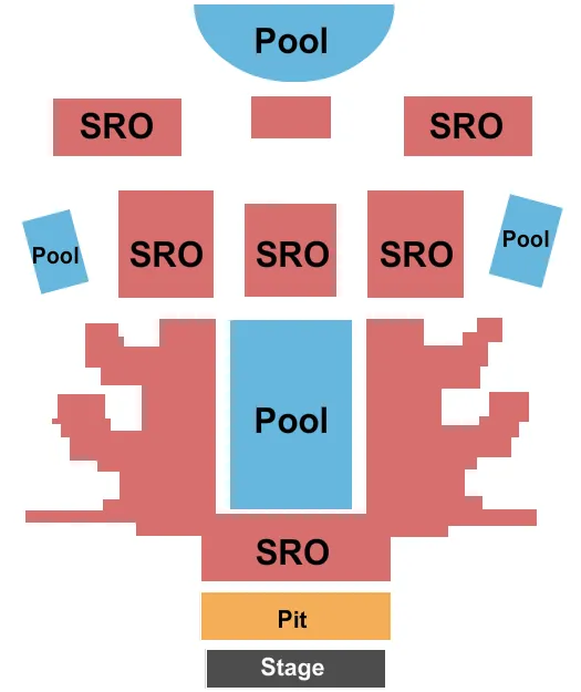 seating chart for The Sandbar At Red Rock Casino - Endstage Pit - eventticketscenter.com