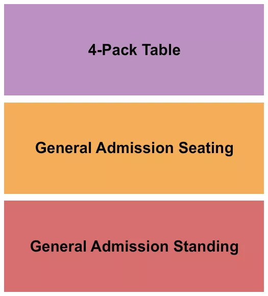seating chart for The Signal - TN - GA Standing/Seated - eventticketscenter.com